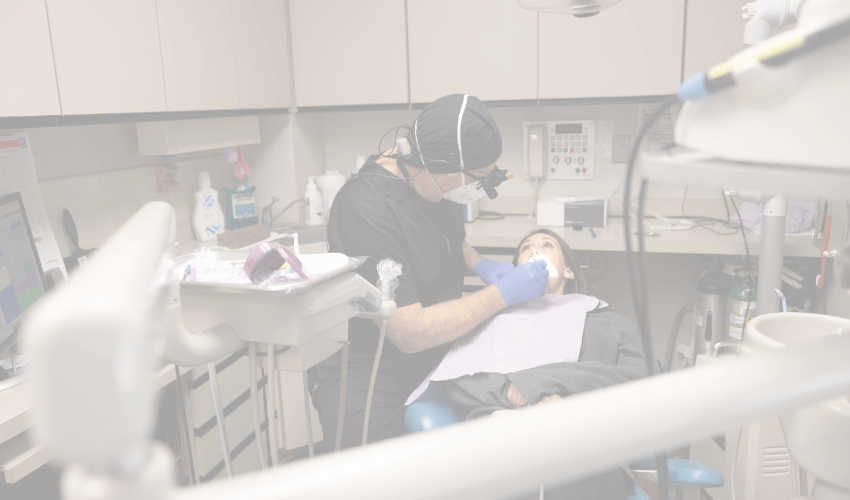Patient receiving concierge level dental care